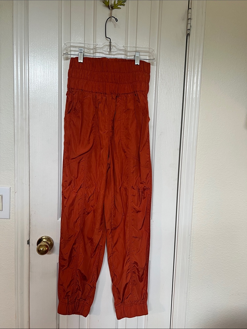 Free People Burnt OrangeTrack Pants